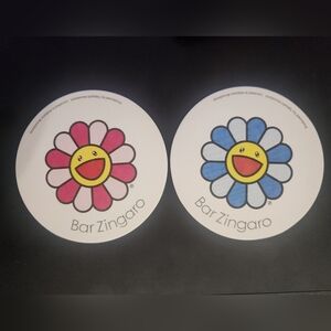 Murakami Coaster Set Of 2 Pink‎ And Blue
